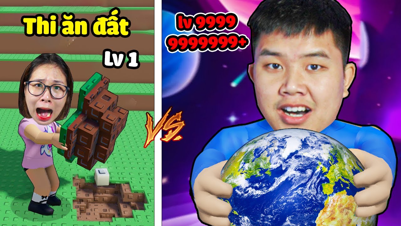 Thi ăn đất hóa khổng lồ Eat The World ! bqThanh Ăn Cả Trái Đất Troll Ốc Cùi Bắp