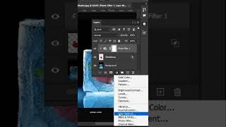 How to Freeze Things With Photoshop - Short Photoshop Tutorial #shorts