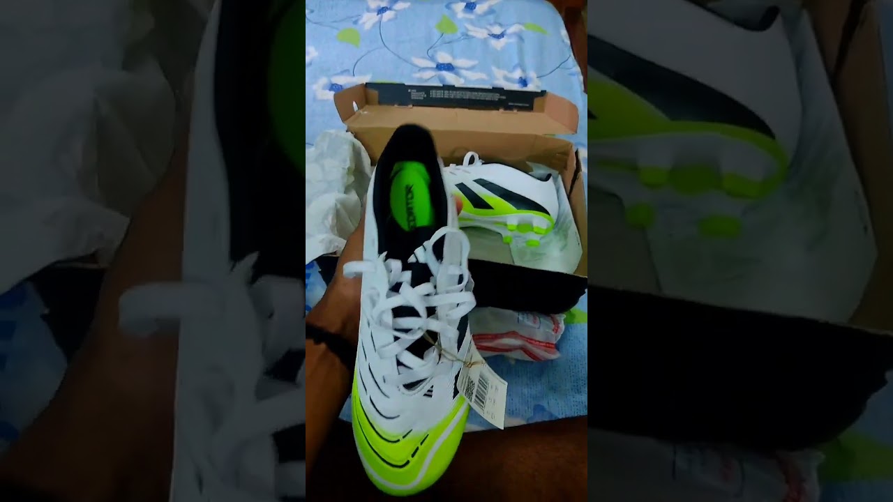 Adidas predator club fg/mg uk 6 white & green colour   