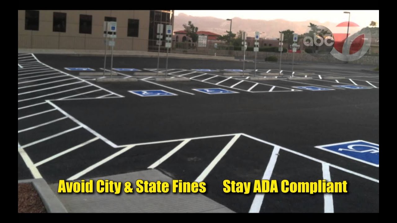 El Paso Parking Lot Sealing and Coating Complete Services 30 wm