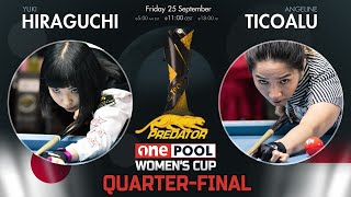 Yuki HIRAGUCHI VS Angeline TICOALU (2020) | Predator One Pool Women’s Cup