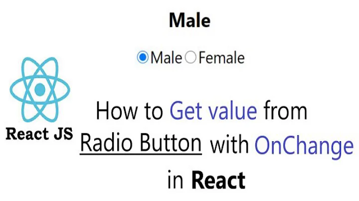 How to Get value from Radio Button and Print in React js || Like Gender