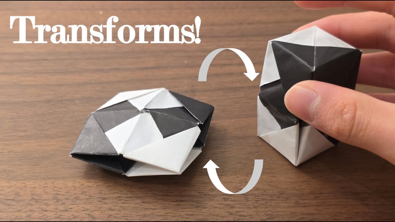 Сделайте эту забавную оригами-игрушку-антистресс | Пошаговое руководство по изготовлению бумажной...