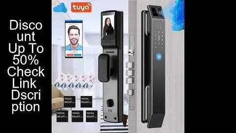 3D Face Recognition Unlock Digital Door Lock With Camera FIngerprint Password Unlock Keyless Electro