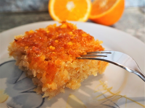 Greek portokalopita-sweet orange