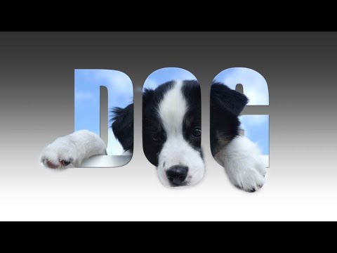 Como colocar imagens dentro do texto | Photoshop Tutorial
