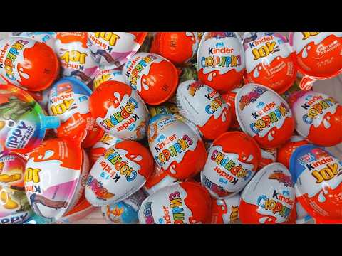 ASMRで一番人気のお菓子 | カラフルなレインボーキャンディ詰め合わせ | 巨大チョコレートの開封＆咀嚼音