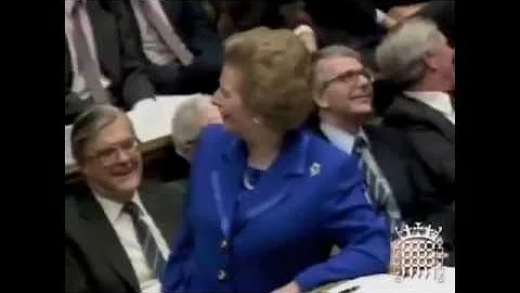 In 1990 Thatcher warned that the Euro would end Eu...