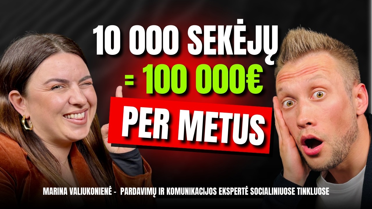 INSTAGRAM EKSPERTĖ iš Baltarusijos uždirba 250 000€ per metus Lietuvoje