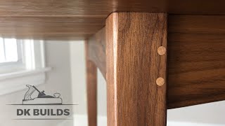 Building a Walnut Drawbore Mortised Dining Table by dk builds 398,295 views 4 years ago 15 minutes