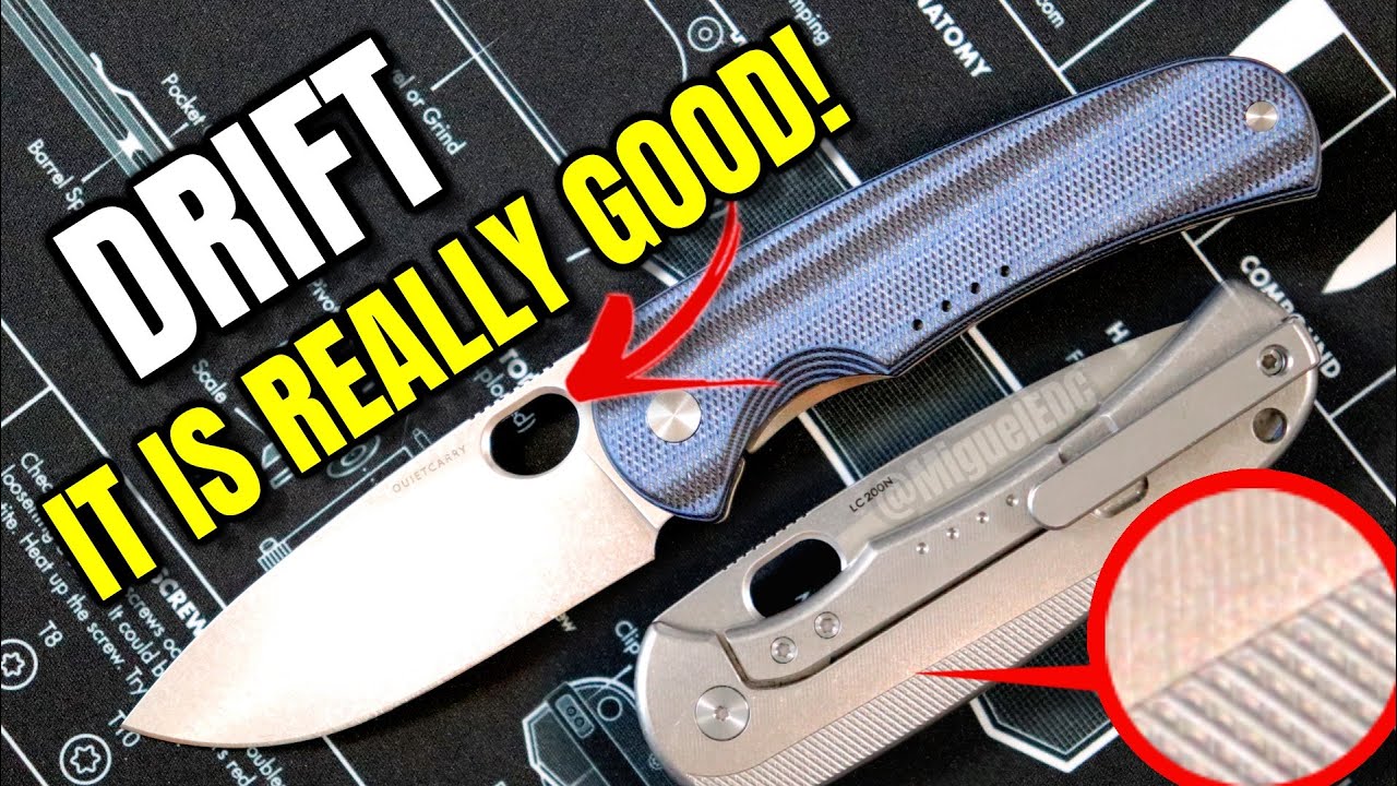 The Perfect EDC Knife DOES Exist! Quiet Carry Drift LC Review YouTube