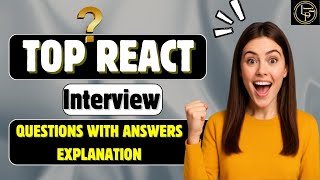Top React Interview Questions | React JS Interview Q&A 2025 | Freshers | Mcq