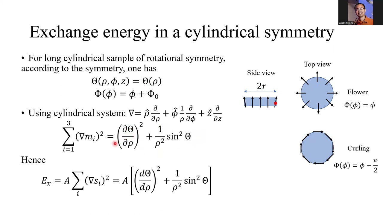 Magnetization reversal in cylindrical nanoparticles: topological spin texture