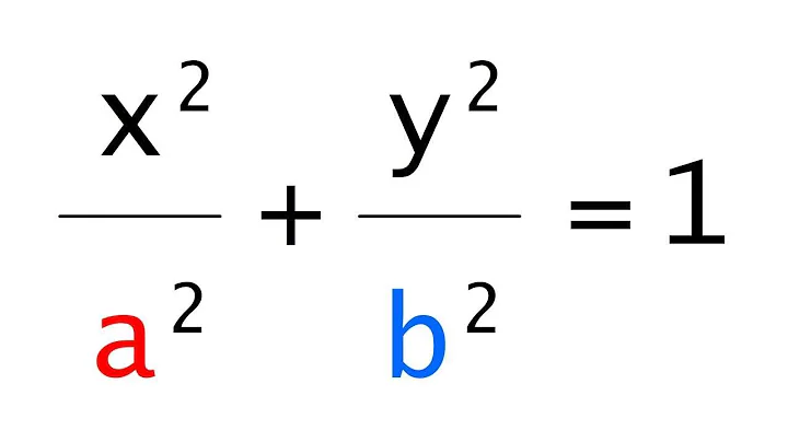 The Best Explanation of the Equation of an Ellipse