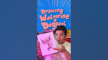 Wolverine + Dogpool #illustration #drawing #cartoon #animation #speedpaint #marvel #deadpool