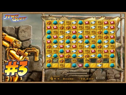 Jewel Quest - Gameplay Part 3 - Level 3 (1-7) - Old PC Games