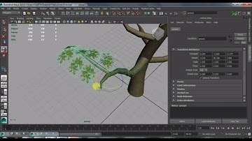 Tree Modeling in Maya - Part 1 ( Modeling and Texturing)