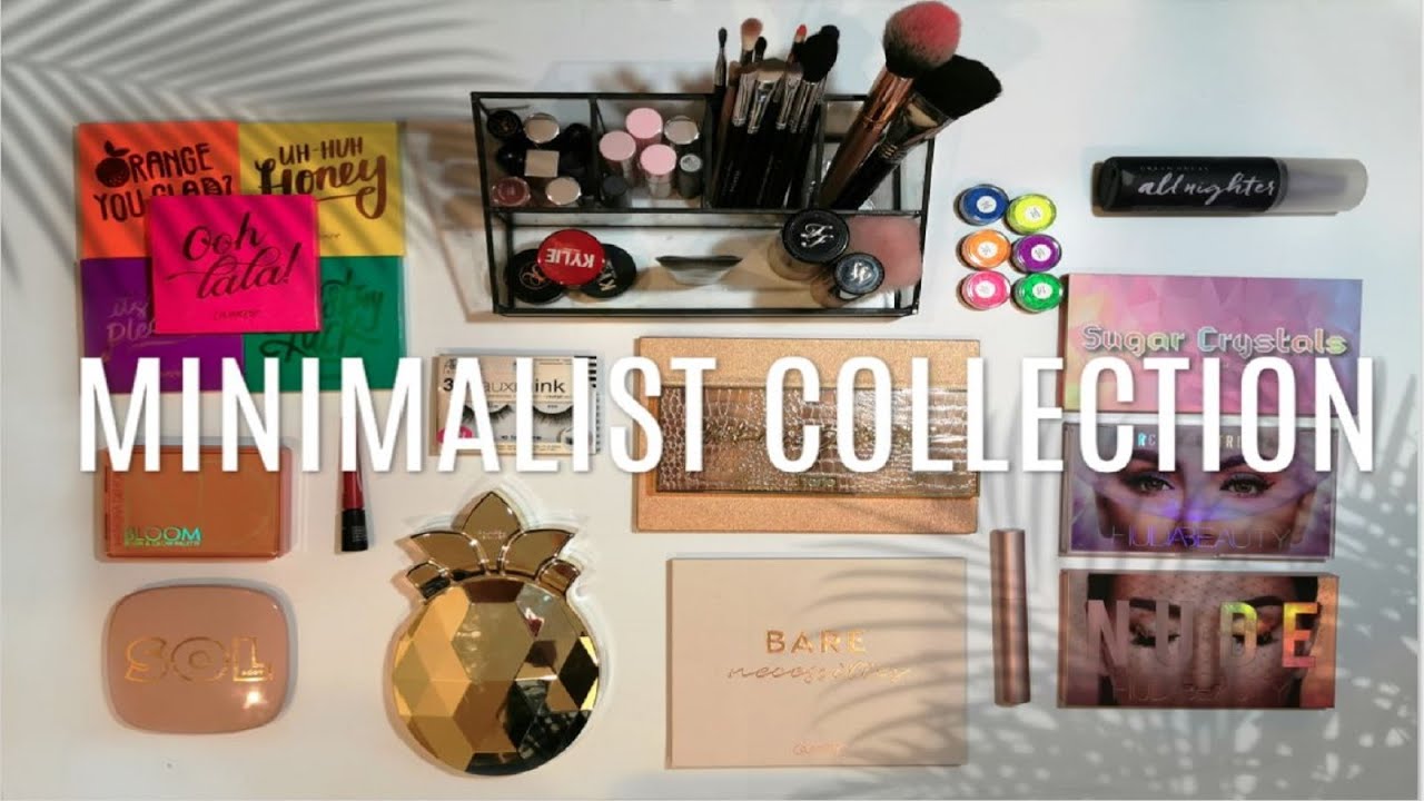 Minimalistic Makeup Collection  Curating Favorites - YouTube