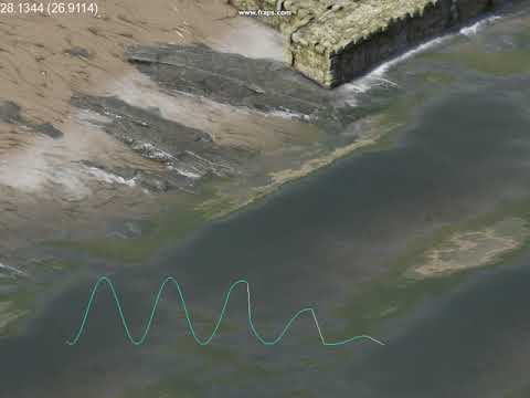 Shallow waves test #1 in ALAGEngine