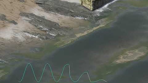 Shallow waves test #1 in ALAGEngine