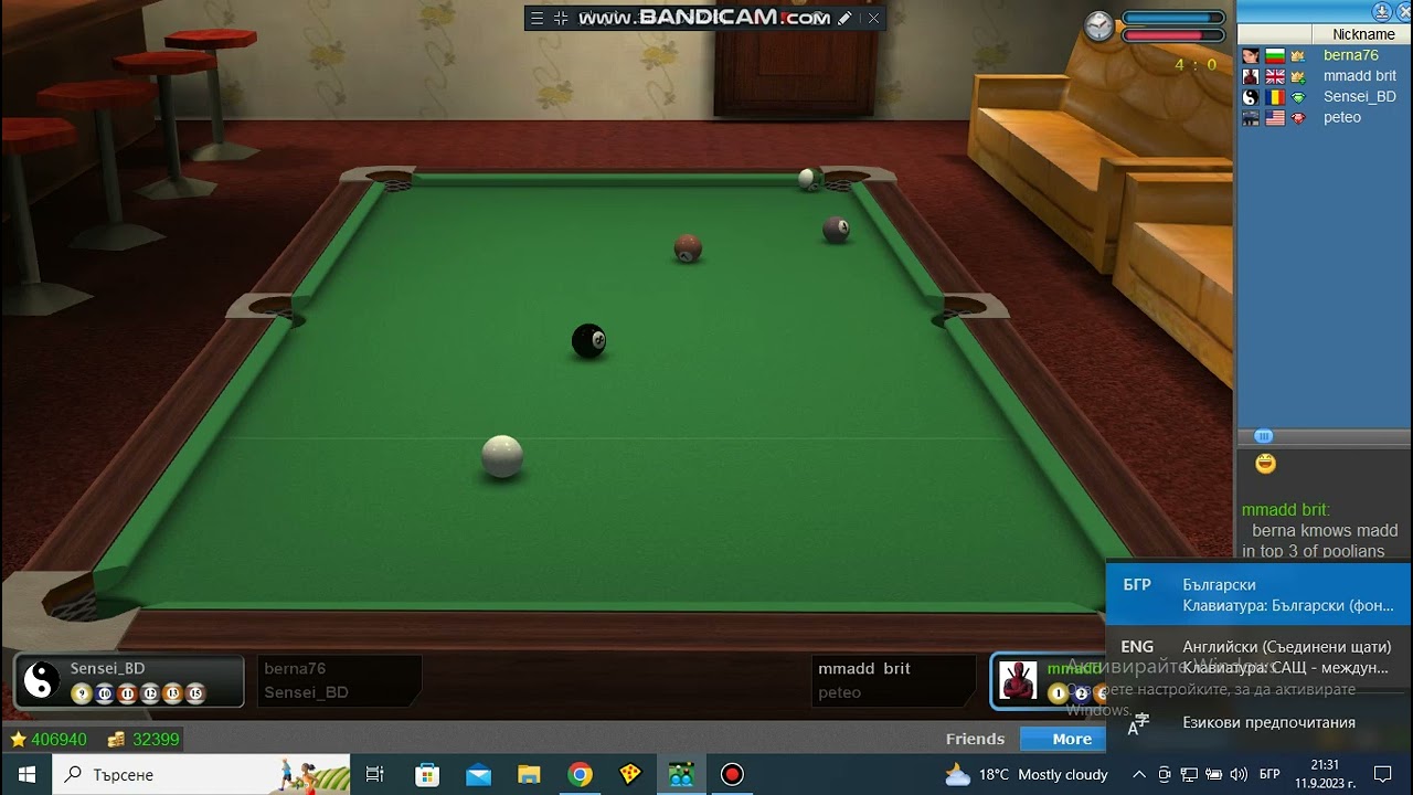 Poolians - AGAIN LOSSER MADD BRITT FROM  BERNA WITH  SENSEI   ( 5 : 0 )