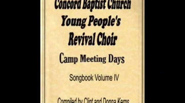 Praise God, It's Settled I'm Saved - Concord Reviv...