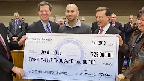 Fine Arts Teacher Brad LeDuc Draws $25,000 Surpris...