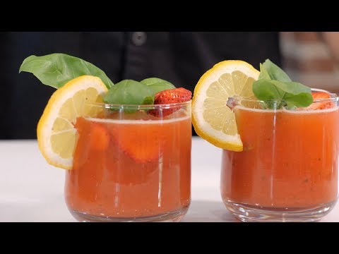 Video: Verfrissende Limonade Met Aardbeien En Basilicum