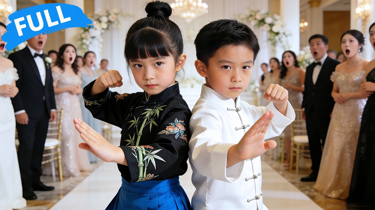✨Kung Fu Twins Crash CEO Dad’s Wedding with DNA Test, Beating 10 Guards, Everyone Shocked!