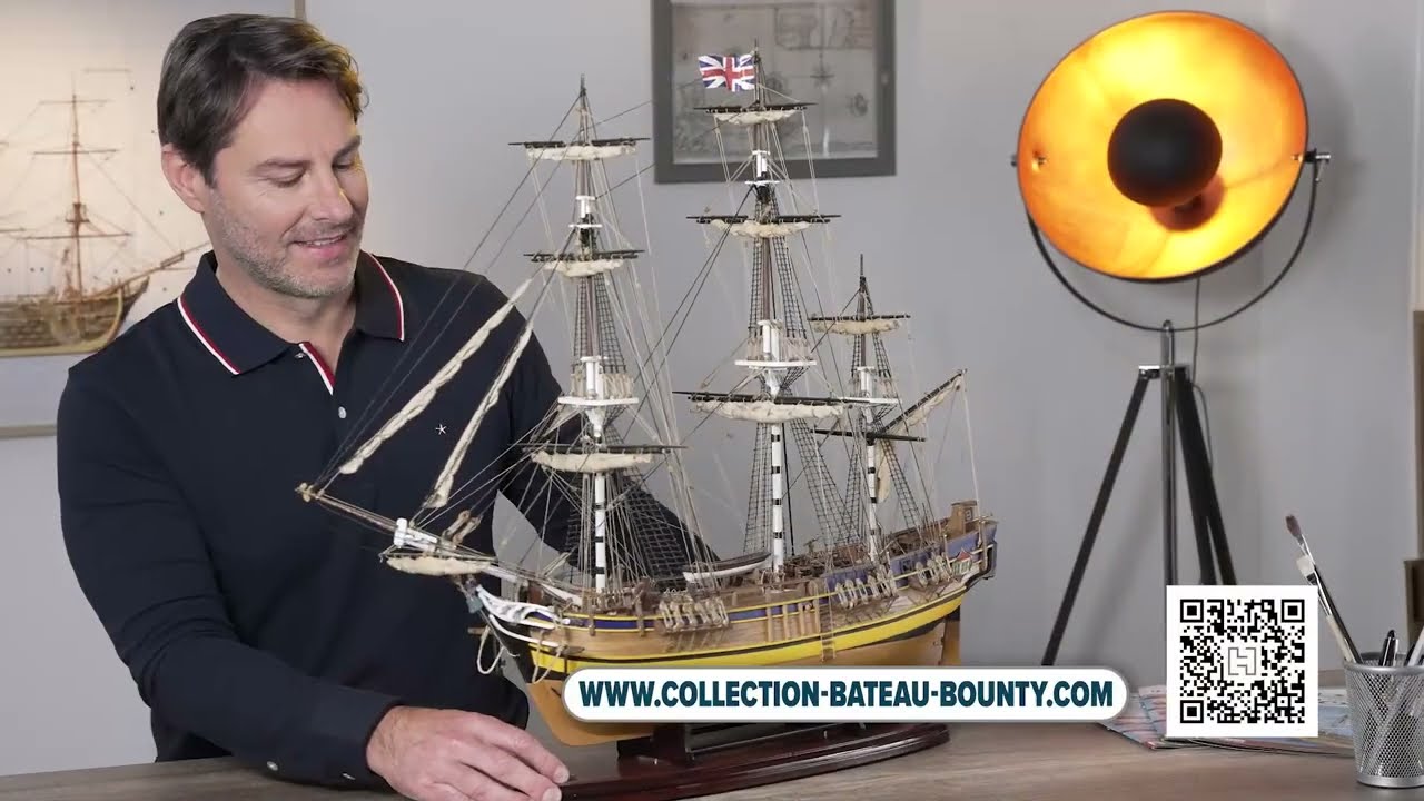 Maquette bateau en bois : HMS Bounty