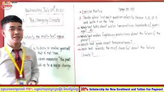 Level 10A, Blueprint 5, Lesson 1: The Changing Climate (Page 38-39), Wednesday, July 01, 2020