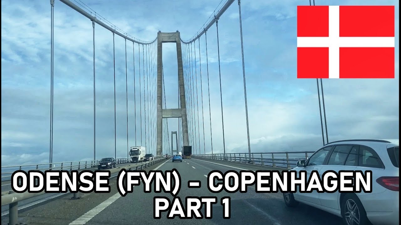 Odense to Copenhagen part 1 - Denmark 4K UHD 60fps