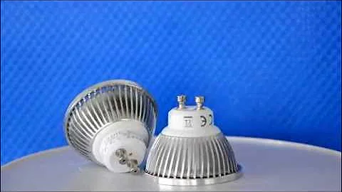 LED Spot 3 Watt 280 Lumen GU10 kurze Bauform. 39mm kaltweiss ArtNr: 5045