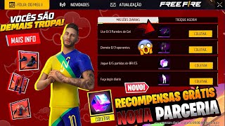 CORREE!! PEGUE O DUNK MASTER GRÁTIS, 1° CUBO MÁGICO, TROCA DA INCUBADORA E NOVA PARCERIA - FREE FIRE