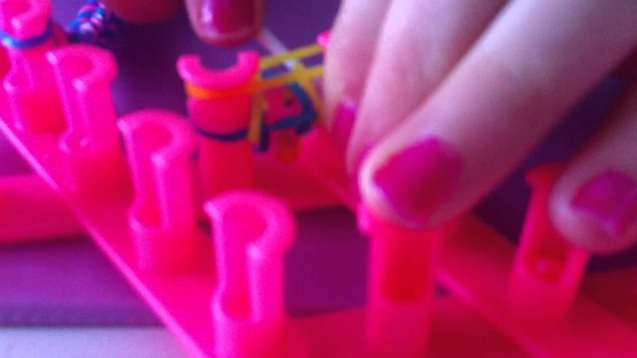 Explication de comment faire des bracelets en elastique avec la machine