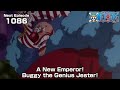 One piece episode1086 teaser a new emperor buggy the genius jester