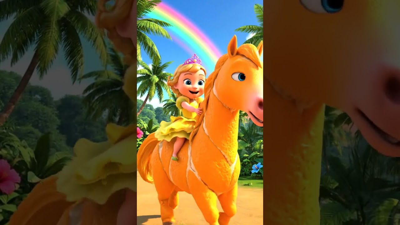 Toodee Dooree Dum Dum! 🎶 The Magical Orange Horse Adventure 🍊🌈