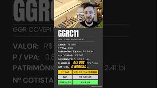GGRC11: COMO GERAR COTAS INFINITAS COM O FUNDO IMOBILIÁRIO BASE 10?