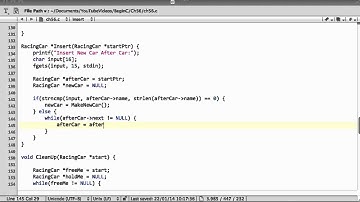 Beginning C Programming - Part 56 - Linked Lists Insert Item