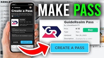 How To Make Gamepass In Roblox Mobile (Updated) - Full Guide