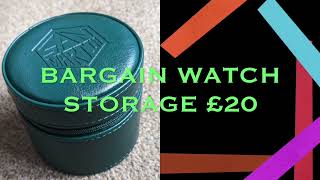 san martin watch storage faux leather $20