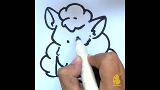 How to Draw Vulpix #Shorts
