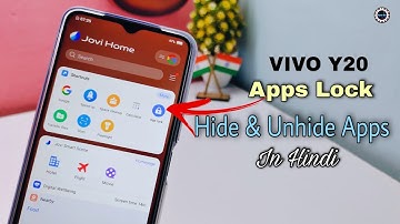 How To Hide & Unhide Apps in Vivo Y20 || Apps Lock Vivo Y20 in Hindi 🔥