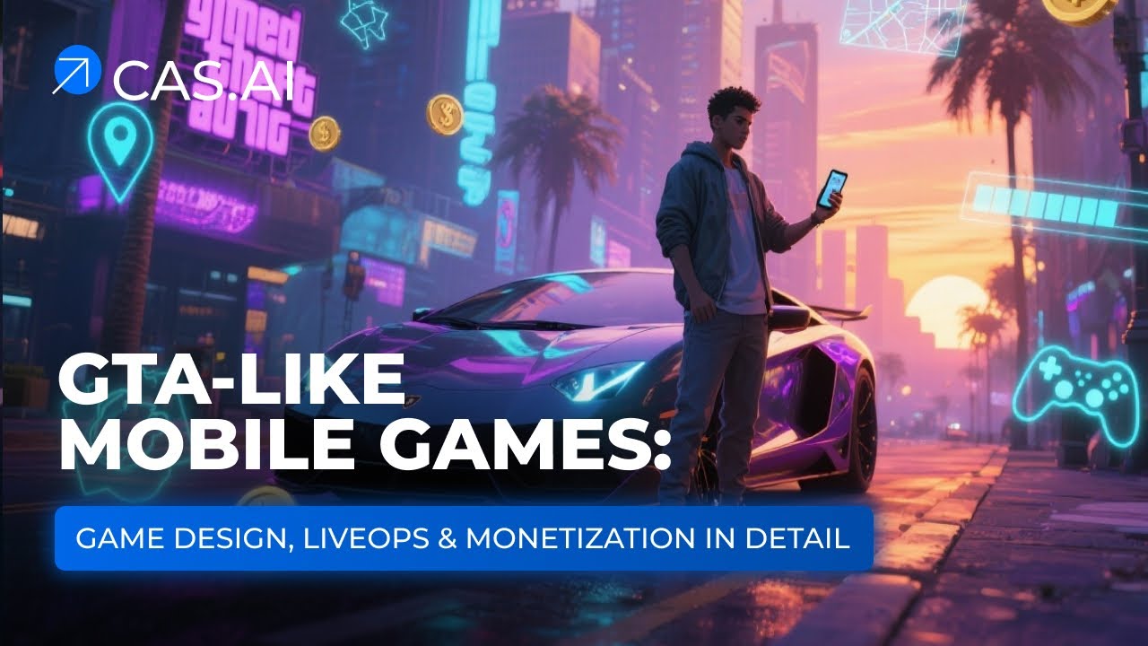 GTA-like Mobile Games: Game Design, LiveOps & Monetization in Detail
