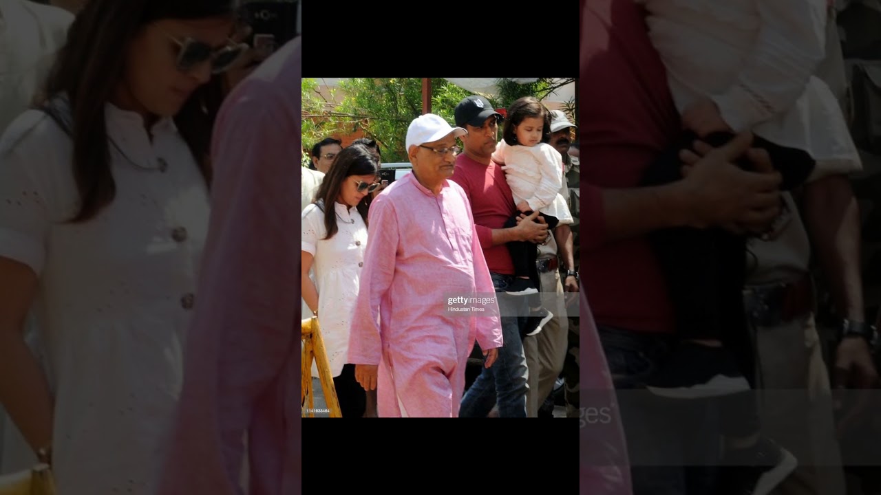 🥰 Ms Dhoni Mother and Father { viral shorts video } 