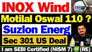    Suzlon Energy Latest News  Inox Wind Share Latest News  Suzlon Energy Latest News Today