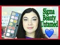 Насыщенная палетка теней Sigma Untamed | Моя первая палетка от Sigma Beauty | свотчи и 2 макияжа