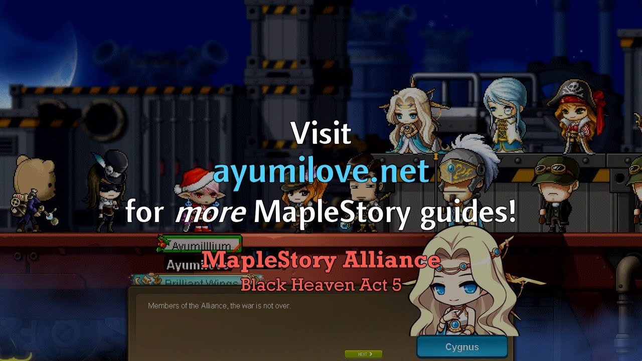phantom ayumilove  2022 New  Ayumilove MapleStory Black Heaven Act 5 Storyline Guide
