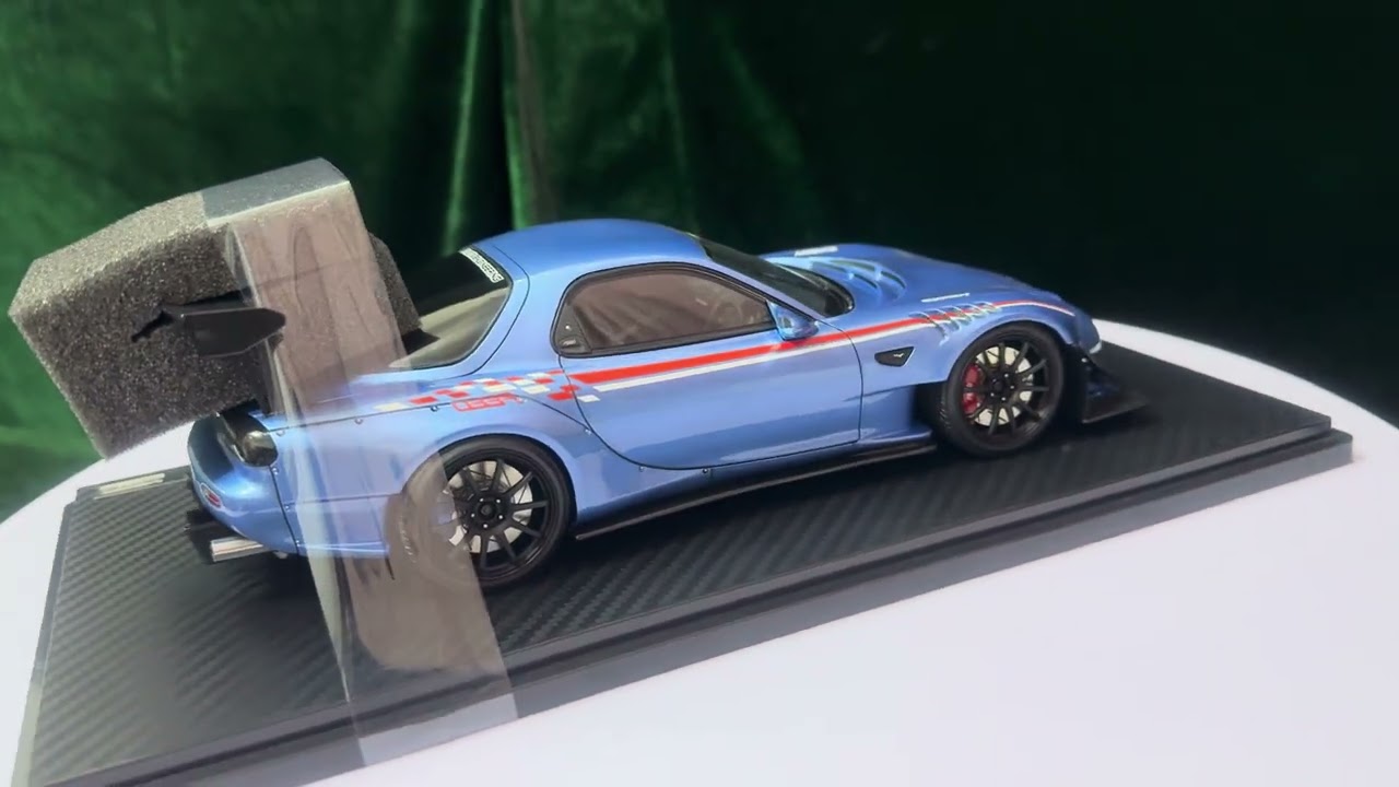 Ignition Model 1/18 Feed Afflux GT3 (FD3S) Light Blue Metallic  IG2963