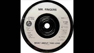 Mr. Fingers - What About This Love - YouTube